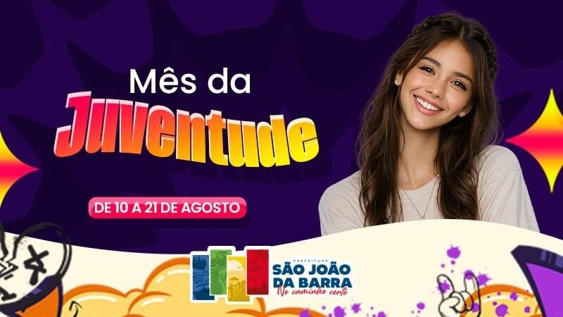 Programação especial para celebrar o Mês da Juventude em SJB