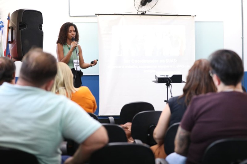 Trabalhadores do Suas em SJB participam de mais um Ciclo de Formação