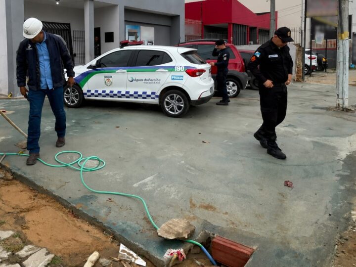 Águas do Paraíba flagra furto de água em comércio na Avenida 28 de Março