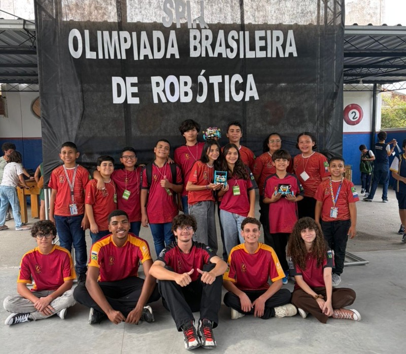 Estudantes de SJB participam da etapa regional da Olimpíada Brasileira de Robótica