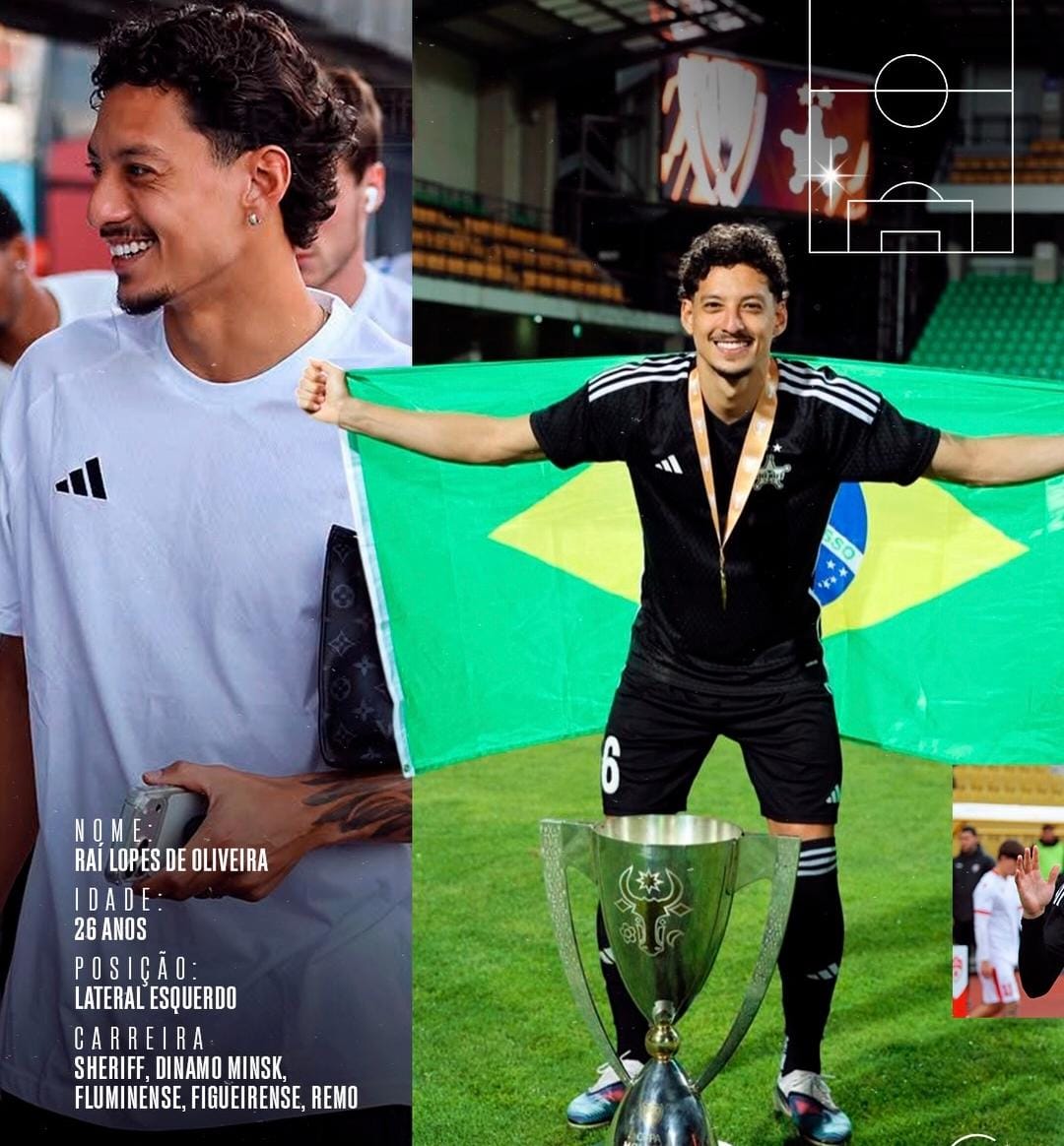 Sanjoanense Raí Lopes está de volta ao futebol brasileiro e acerta com o Sport
