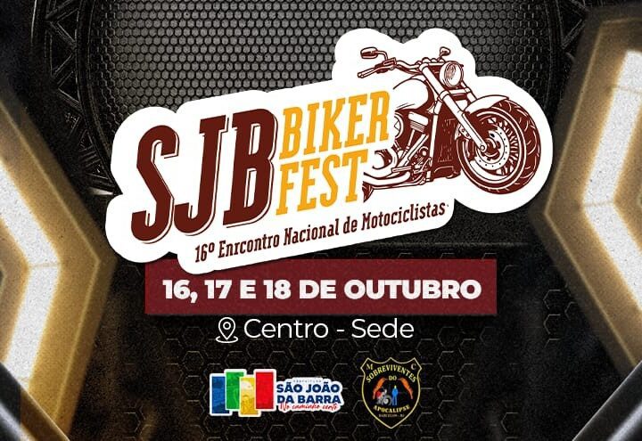 Encontro de Motociclistas tem início na sexta-feira em SJB