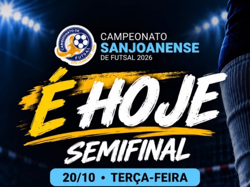 Semifinais do 1º Campeonato Sanjoanense de Futsal acontecem nesta terça