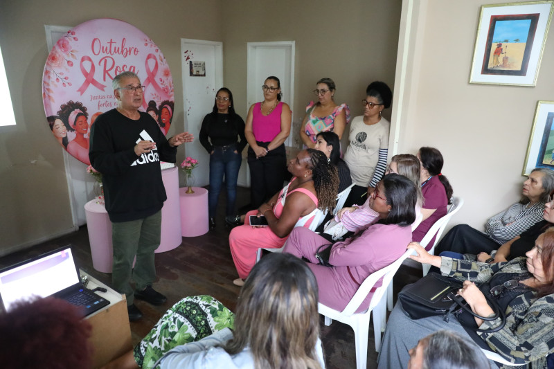 Departamento de Igualdade Racial de SJB promove palestra sobre Outubro Rosa